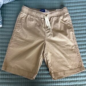 Old Navy boys Khaki Elastic-Waist Flat Front Shorts